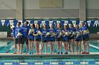 Swimming Senior Day  Wheaton College Women's Swimming & Diving seniors were honored on Senior Day prior to the team’s duel meet against Babson, January 11, 2020. - Photo By: KEITH NORDSTROM : Wheaton, Swimming, Senior Day